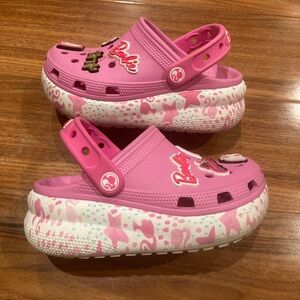 CROCS BARBIE Classic Pink  With  CHARMS SZ C13